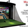 Bowling Multi-Sport Simulator With Motion and Speed Tracking