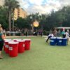 giant beer pong branded