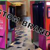 Custom branded photo booth