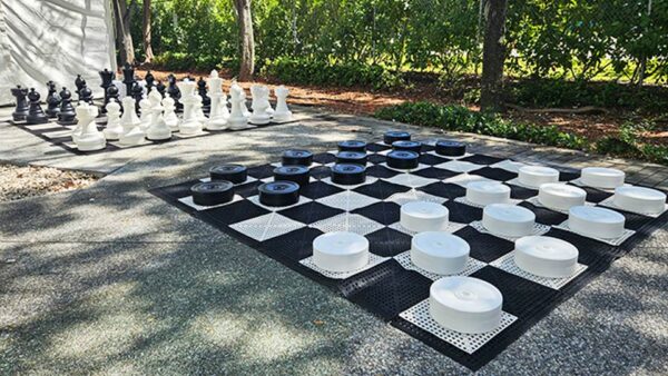 Life Size Giant Checkers and Life Size Giant Chess