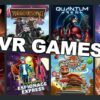 VR Virtual Reality Games Menu