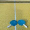 Ping Pong Table & Paddles branded