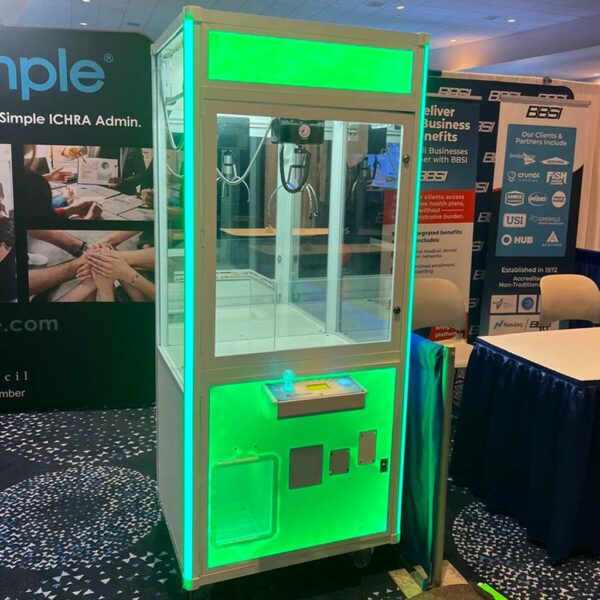 led neon claw machine, RGB color changing