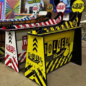 Branded Roller Bowler game for rent