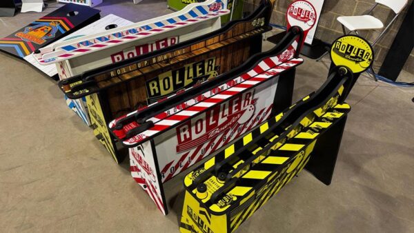 Roller Bowler carnival or tradeshow game rentals with optional header